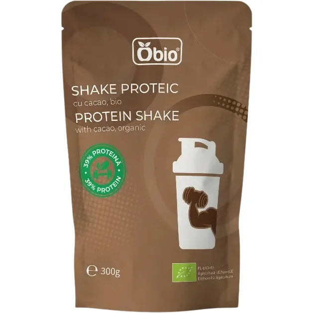Shake Proteic cu Cacao Ecologic/Bio 300g OBio — preț și oferte