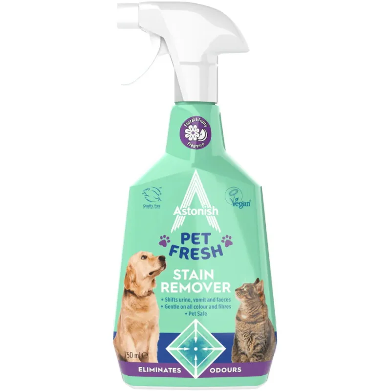Solutie de Curatare a Petelor Pet Fresh 750ml ASTONISH — preț și oferte