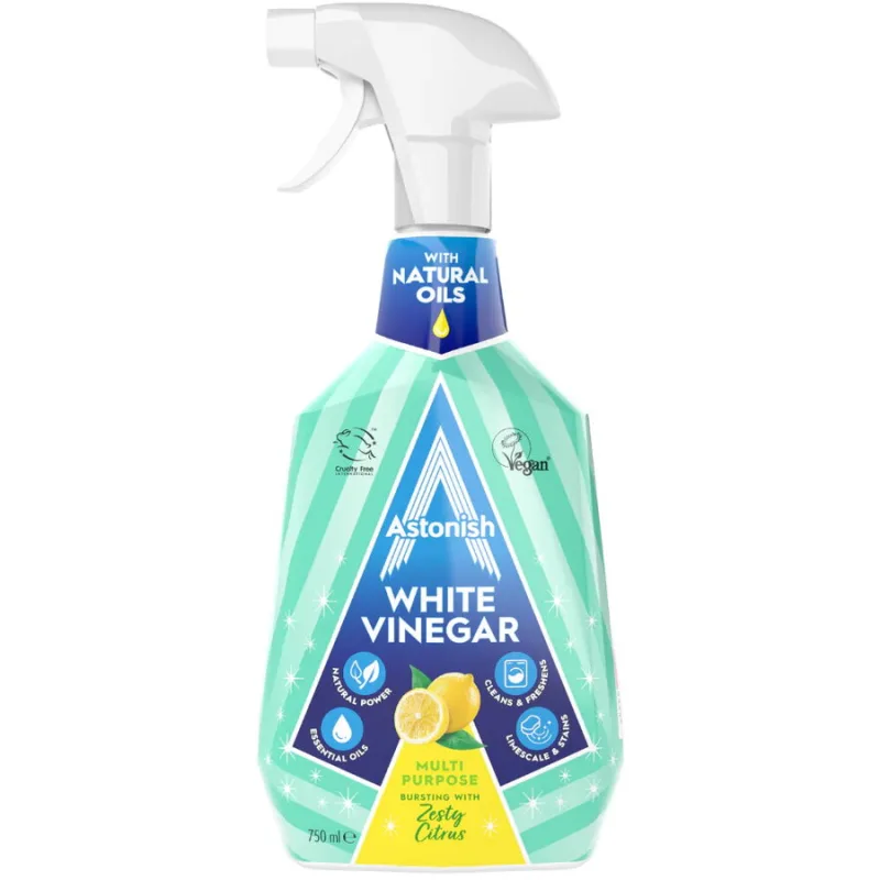 Solutie de Curatare Multi Suprafete cu Otet Alb si Citrice 750ml ASTONISH — preț și oferte