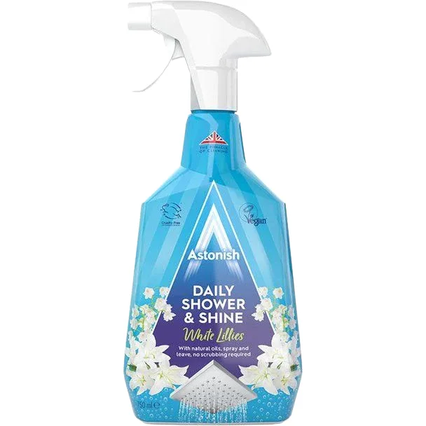 Solutie de Curatare si Prevenire a Depunerii Calcarului pentru Baie cu Parfum de Crin Alb 750ml ASTONISH — preț și oferte