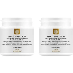 Pachet Zeolit Spectrum (Uz Intern) 100cps vegetale + 100cps vegetale