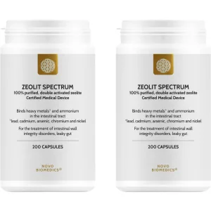 Pachet Zeolit Spectrum (Uz Intern) 200cps vegetale + 200cps vegetale