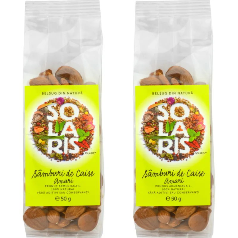 Pachet Samburi de Caise Amari 50g + 50g SOLARIS — preț și oferte