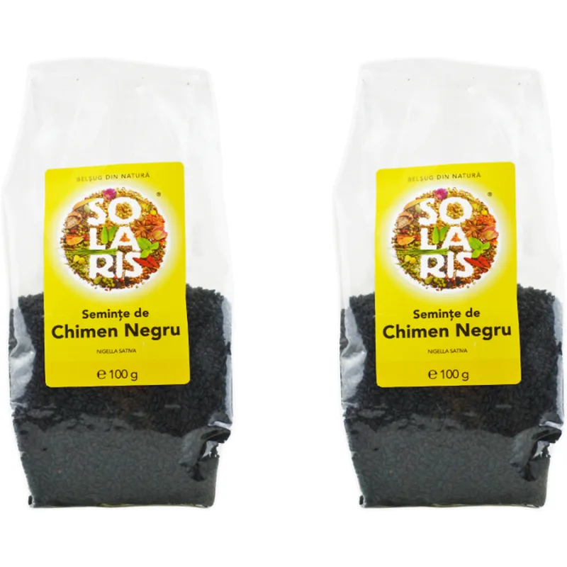 Pachet Seminte de Chimen Negru 100g + 100g SOLARIS — preț și oferte