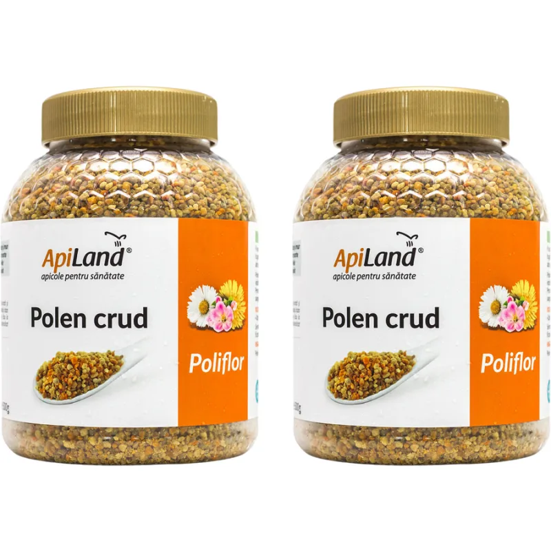 Pachet Polen Crud Poliflor 500g + 500g APILAND — preț și oferte