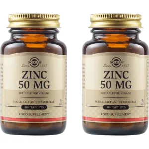 Pachet Zinc Gluconate (Gluconat de Zinc) 50mg 100tb + 100tb