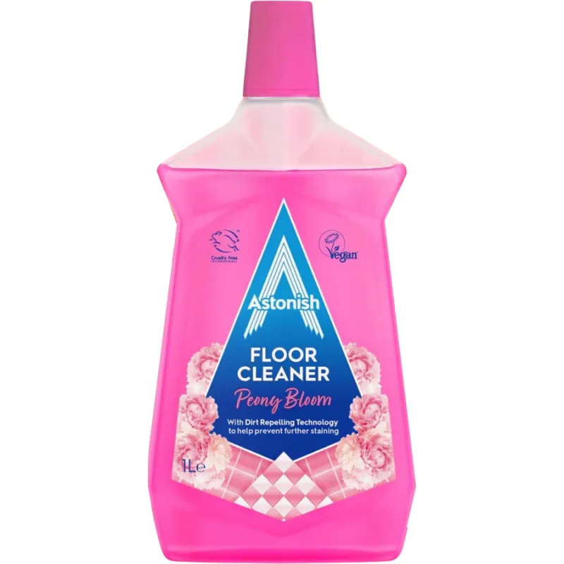 Detergent pentru Pardoseli cu Flori de Bujor 1L ASTONISH — preț și oferte