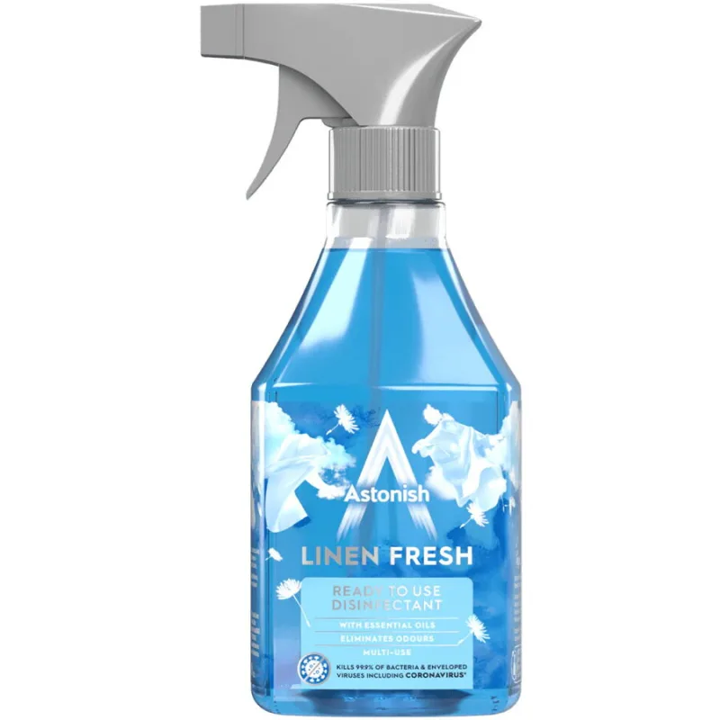 Spray Dezinfectant Linen Fresh 550ml ASTONISH — preț și oferte