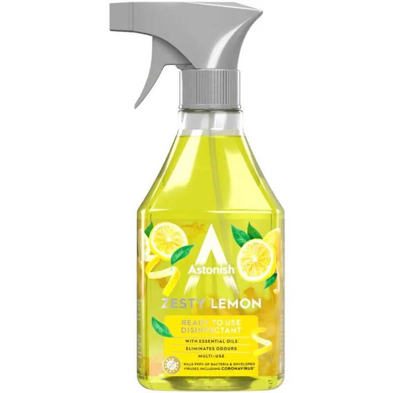 Spray Dezinfectant cu Lamaie 550ml ASTONISH — preț și oferte