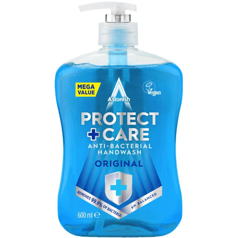 Sapun Lichid Antibacterian Original Protect & Care 600ml ASTONISH — preț și oferte