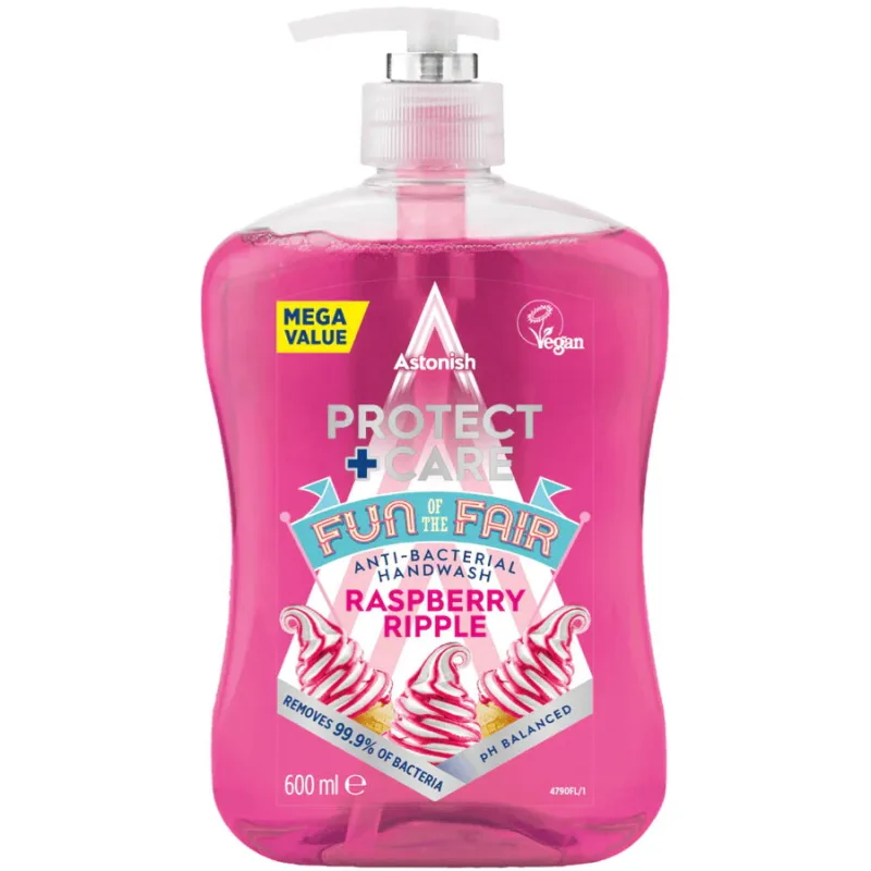 Sapun Lichid Antibacterian Raspberry Ripple Protect & Care 600ml ASTONISH — preț și oferte