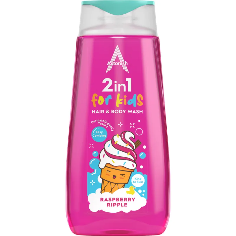 Sampon si Gel de Dus 2 in 1 pentru Copii 400ml ASTONISH — preț și oferte