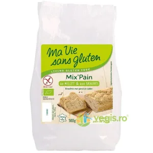 Amestec pentru Paine cu Mei fara Gluten Ecologic/Bio 500g