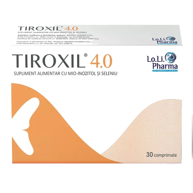 Tiroxil 4.0, 30 tablete, Loli Pharma LO.LI. PHARMA — preț și oferte