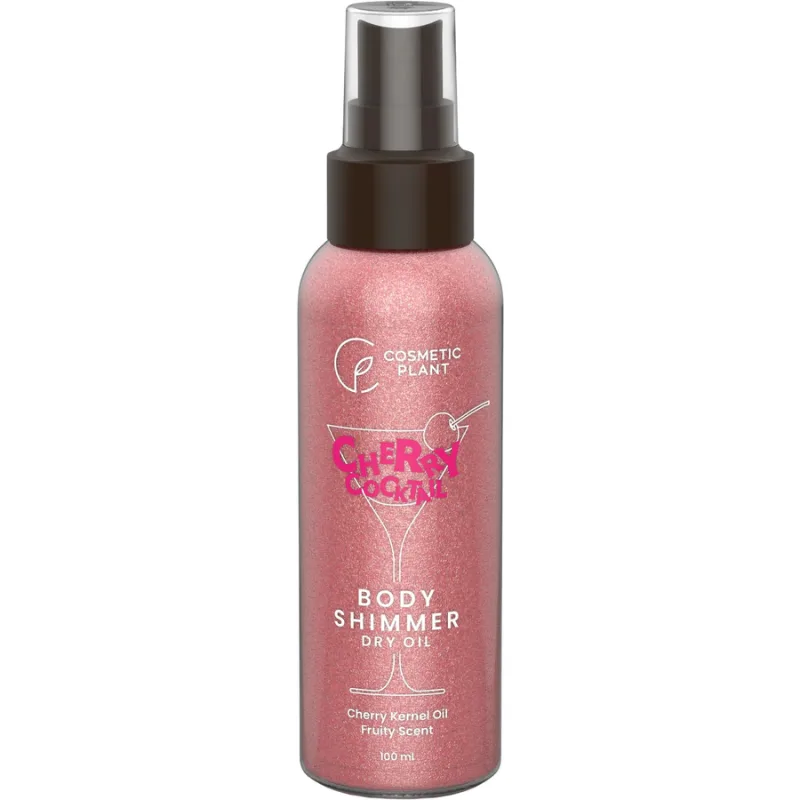 Ulei Uscat Stralucitor pentru Corp Cherry Cocktail Spray 100ml COSMETIC PLANT — preț și oferte