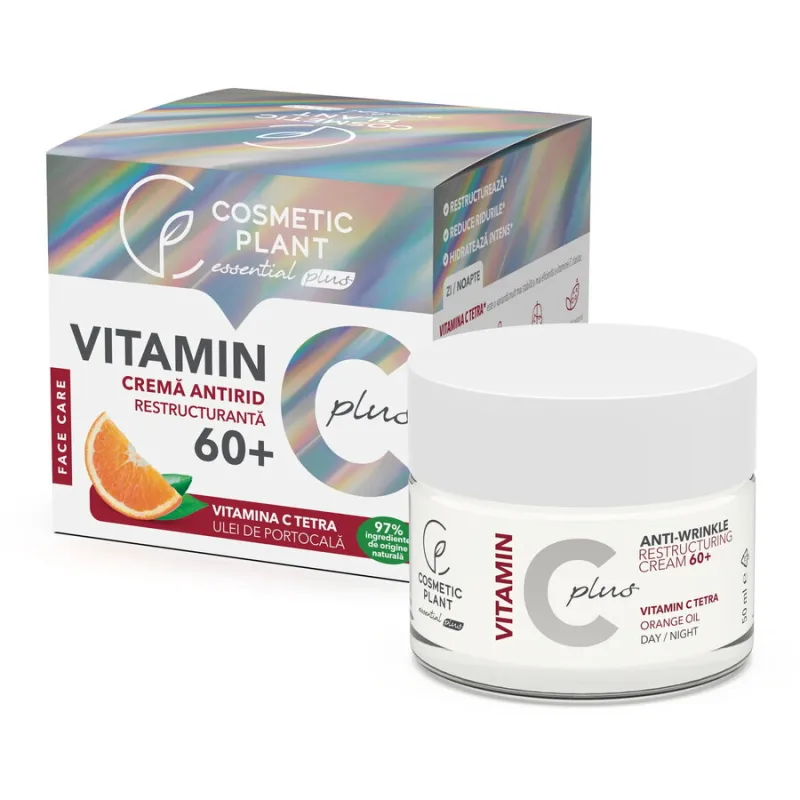 Crema Antirid Restructuranta 60+ Vitamina C Plus 50ml — preț și oferte