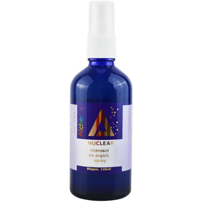Hidrosol de Argint Nuclear Spray 80ppm 100ml PURE ALCHEMY — preț și oferte