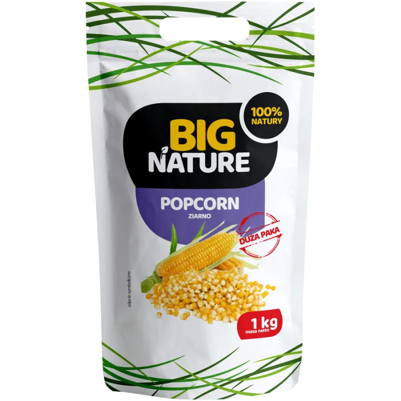 Porumb pentru Popcorn 1kg BIG NATURE — preț și oferte