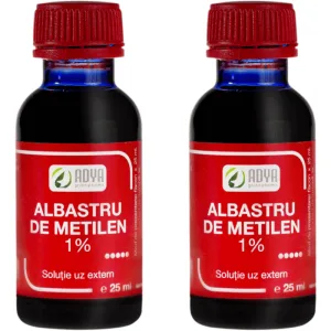 Pachet Albastru de Metilen 1% 25ml + 25ml