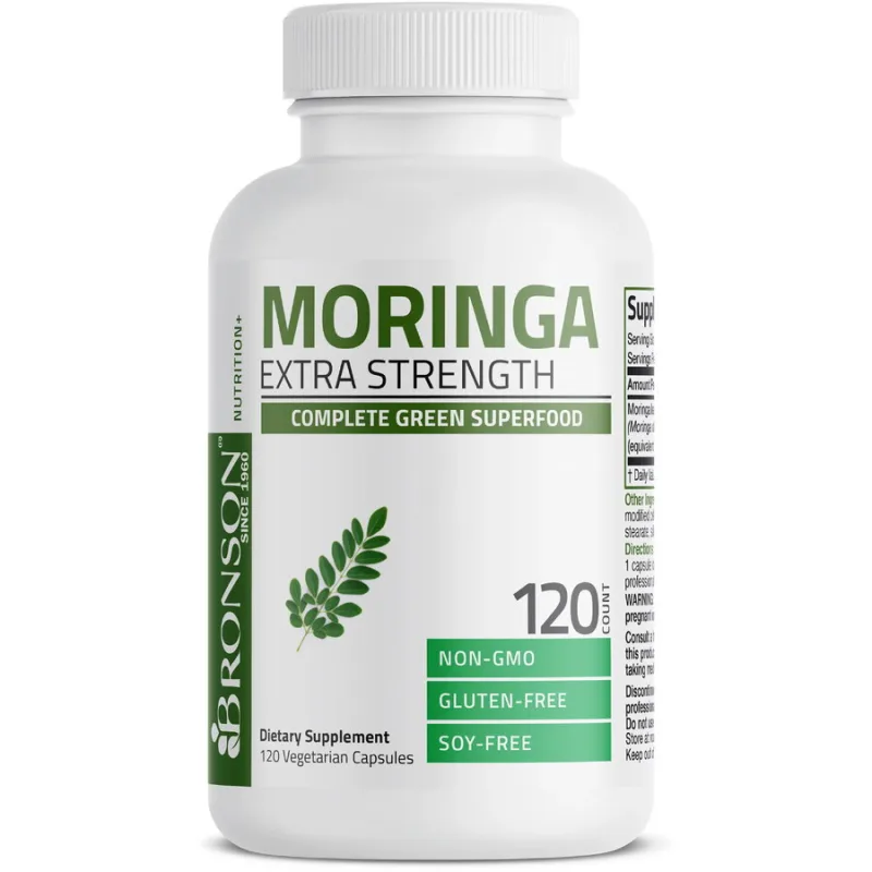 Extract din Frunze de Moringa Oleifera 5000mg 120cps BRONSON LABORATORIES — preț și oferte