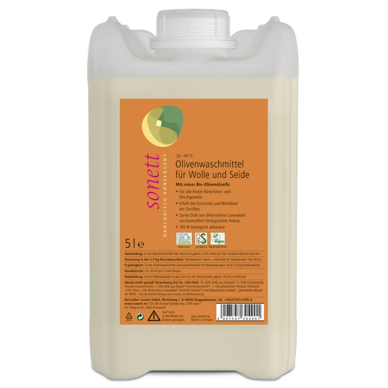 Detergent Lichid pentru Lana si Matase 5L SONETT — preț și oferte