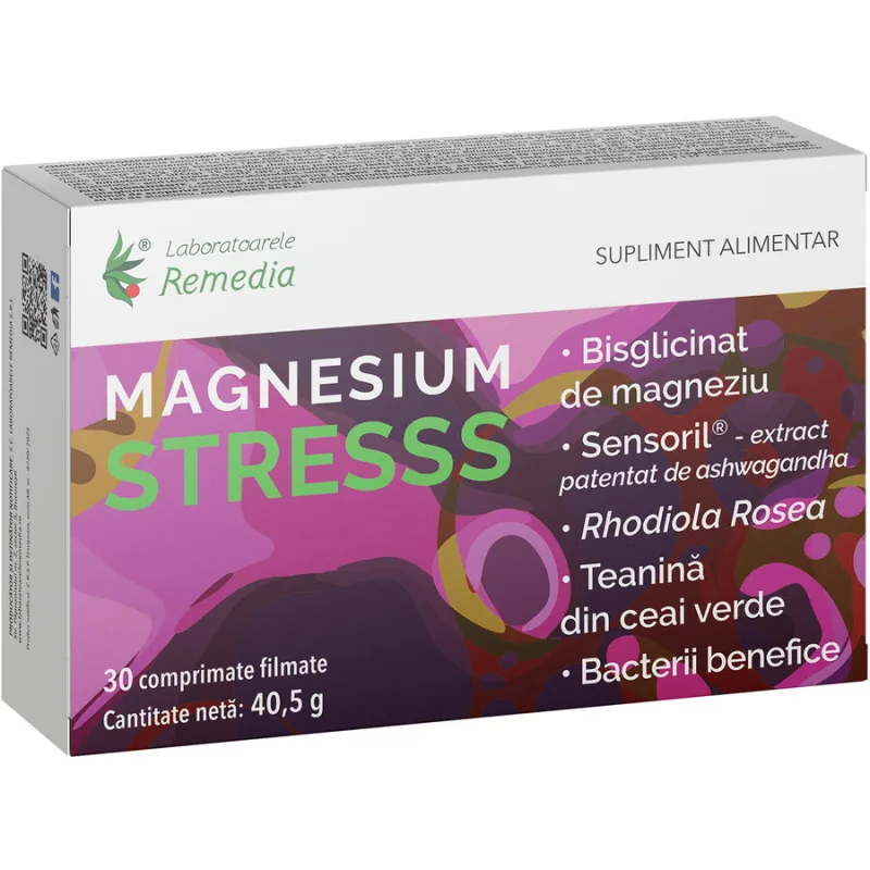 Magnesium Stresss 30cps REMEDIA — preț și oferte