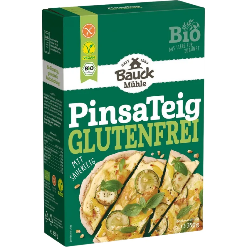 Mix pentru Blat de Pizza cu Maia fara Gluten Ecologic/Bio 350g BAUCKHOF — preț și oferte
