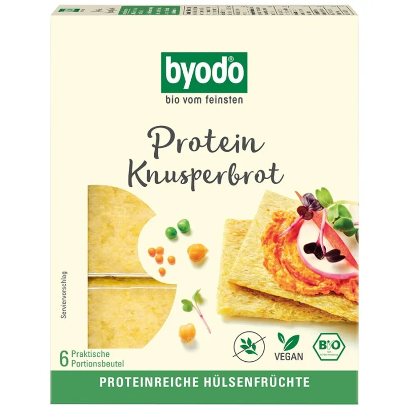 Paine Proteica Crocanta fara Gluten Ecologica/Bio 110g BYODO — preț și oferte