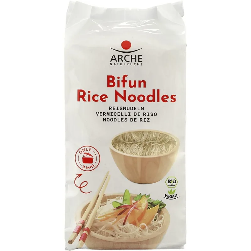 Taitei din Orez Bifun fara Gluten Ecologici/Bio 250g ARCHE — preț și oferte