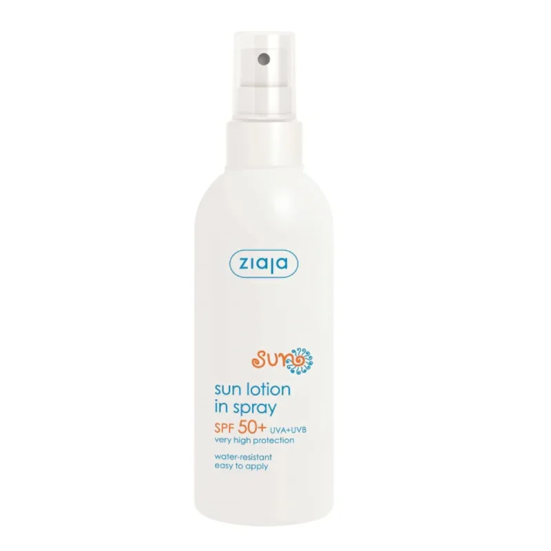 Lotiune spray hidratanta rezistenta la apa SPF 50+, 170 ml, Ziaja — preț și oferte