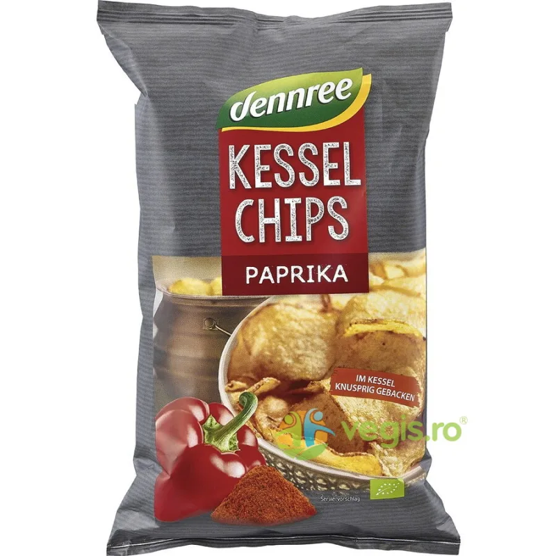 Chipsuri de Cartofi cu Boia Ecologice/Bio 125g Dennree — preț și oferte