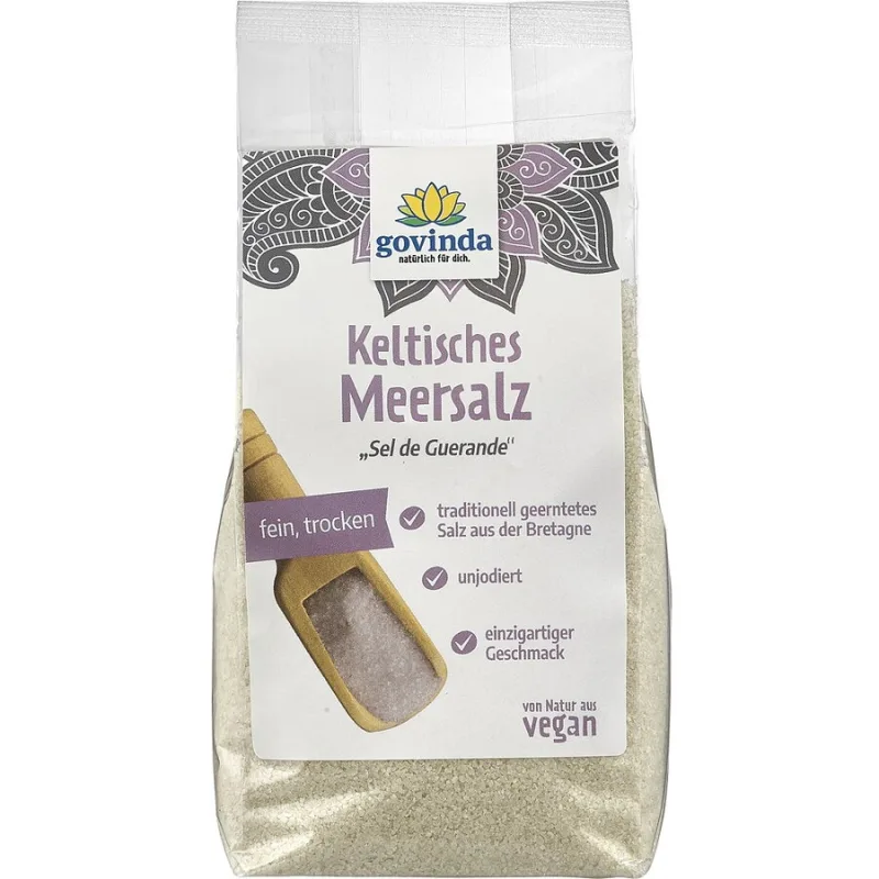 Sare Celtica Fina Neiodata 500g GOVINDA — preț și oferte