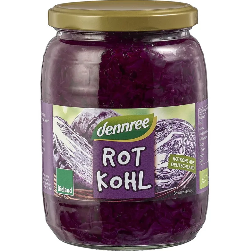 Varza Rosie la Borcan Ecologica/Bio 680g Dennree — preț și oferte