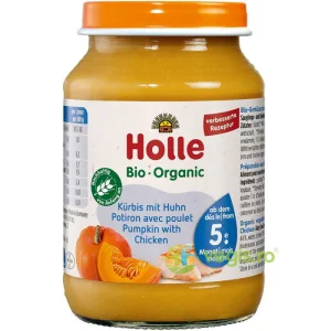Piure de Dovleac si Carne de Pui pentru Copii +5 Luni Ecologic/Bio 190g