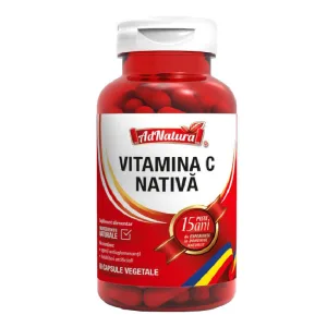 Vitamina C Nativa, 60 capsule, AdNatura