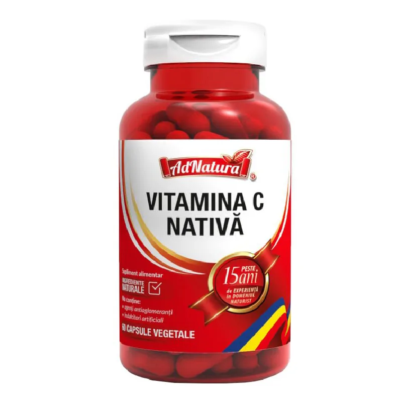 Vitamina C Nativa, 60 capsule, AdNatura — preț și oferte