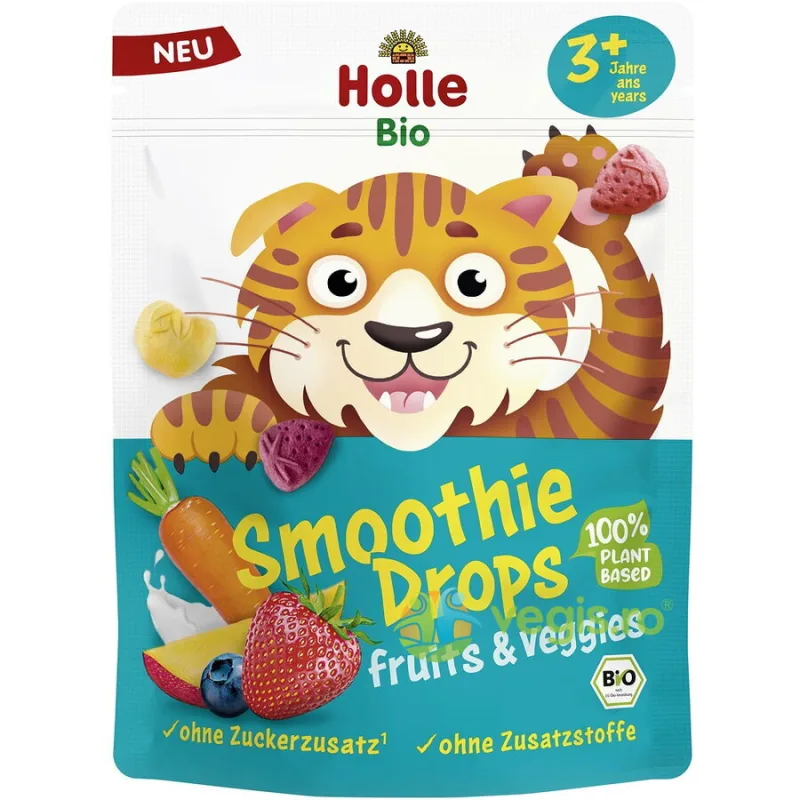 Gustare din Fructe si Legume pentru Copii +3 Ani Ecologica/Bio 15g HOLLE — preț și oferte