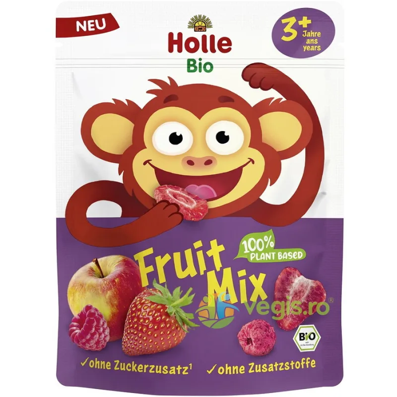 Mix de Fructe Liofilizate pentru Copii +3 Ani Ecologic/Bio 13g HOLLE — preț și oferte