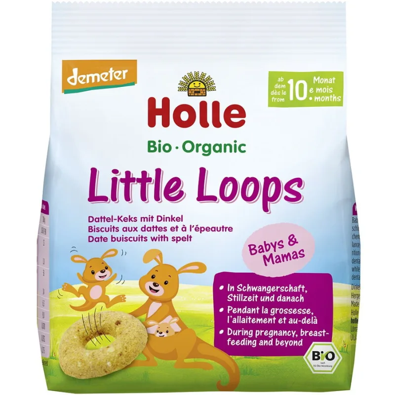 Gustare din Spelta cu Curmale pentru Copii +10 Luni Demeter Ecologica/Bio 80g HOLLE — preț și oferte