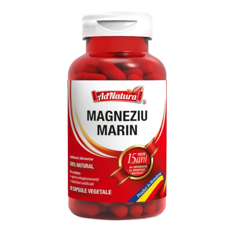 Magneziu Marin, 30 capsule, AdNatura — preț și oferte