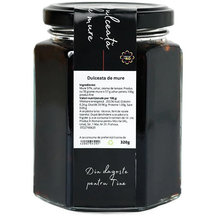 Dulceata de Mure 320g MOS ILIE — preț și oferte