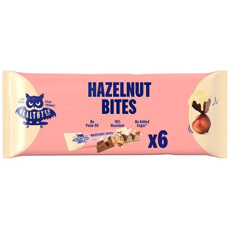 Batoane de Napolitana Glazurate cu Crema de Alune de Padure fara Zahar Adaugat 6x21g HEALTHYCO — preț și oferte