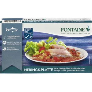 File de Hering in Sos Usor Picant cu Legume 200g
