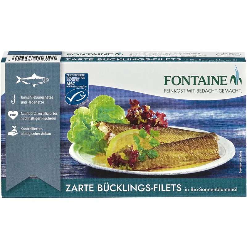 File de Hering Afumat in Ulei de Floarea-Soarelui 190g Fontaine — preț și oferte