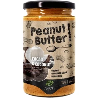 Crema de Arahide cu Cacao si Cocos fara Zahar Adaugat Ecologica/Bio 350g — preț și oferte
