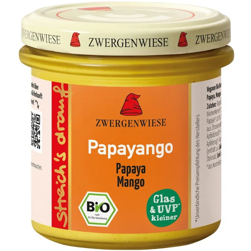 Crema Tartinabila Vegetala Papayango cu Papaya Picanta si Mango fara Gluten Ecologica/Bio 135g — preț și oferte