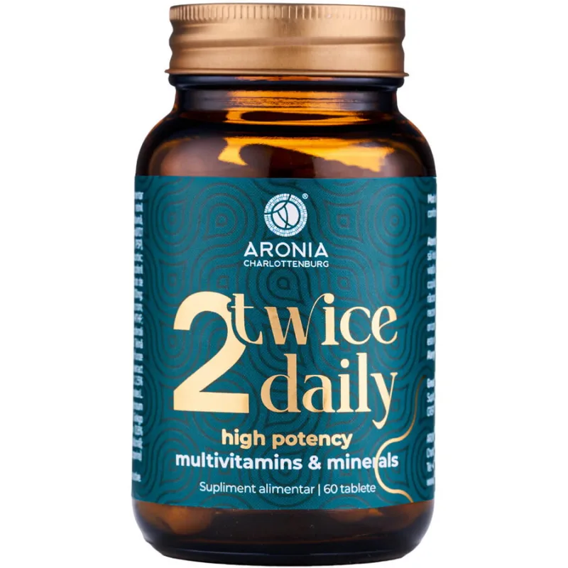 Multivitamine si Minerale Twice Daily 60tb ARONIA CHARLOTTENBURG — preț și oferte