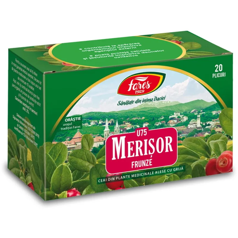 Ceai de Merisor (U75) 20dz FARES — preț și oferte