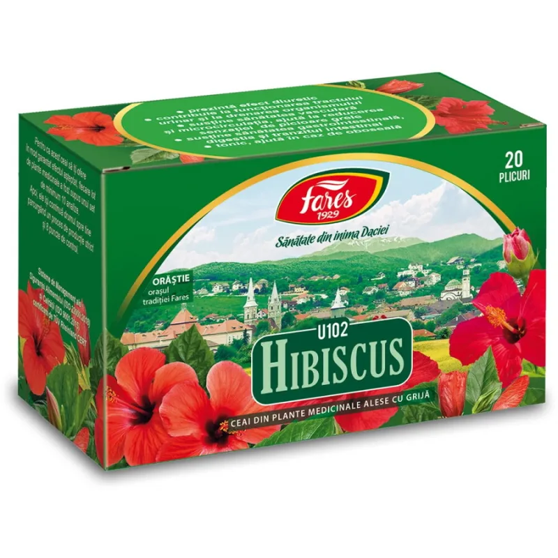 Ceai de Hibiscus (U102) 20dz FARES — preț și oferte