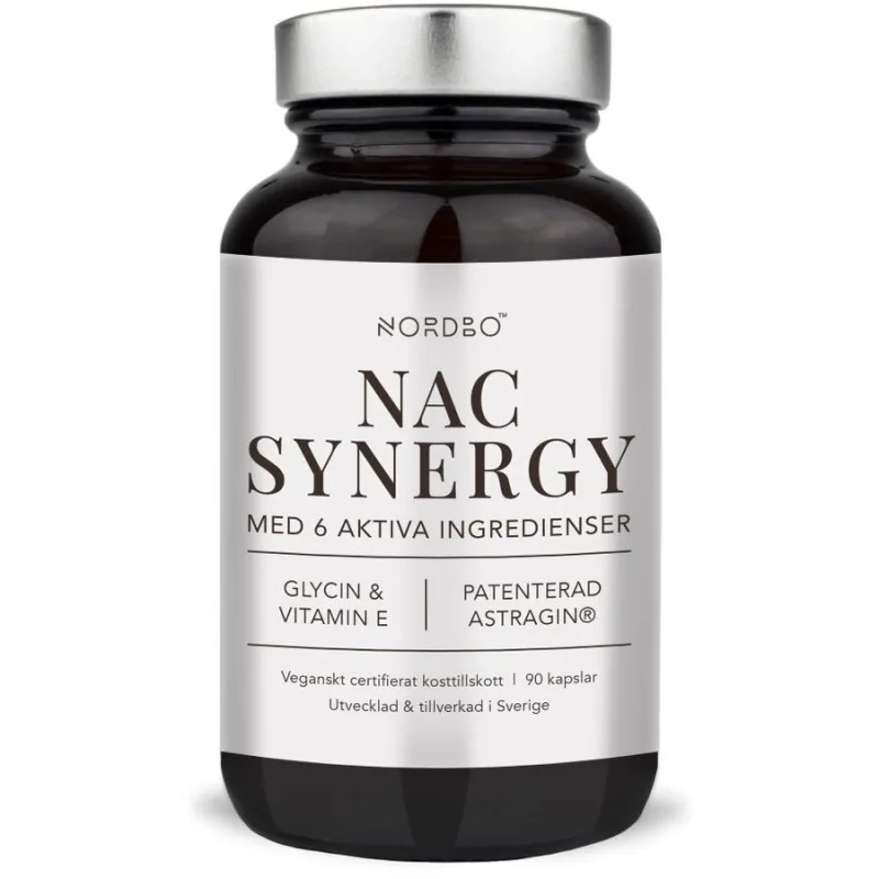 NAC (N-acetyl-L-cysteine) Synergy 90cps NORDBO — preț și oferte